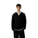 Wears Two Long-Sleeved T-Shirts For Men And Women Loosely Lazy Wind Oversize Design Sense Simple