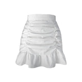 Mujer Moda 2021 High Waist Floral A-Line Skirts Women Summer Korean Sexy Short Kawaii Mini Skirt Woman
