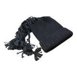 2022 Spring Winter Woman Personality Stylish Dreadlocks Tassels Knitting Keep Warm Two Wear Methods Hat All Match