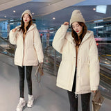 2021 New High Quality Winter Jacket Women Fashion Hooded Jackets Winter Warm Women Coat Clothing Casual Short
