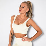 Tops Sexy Crop Vest Women Sport Solid Harajuku Korean Female Off Shoulder Knitted Khaki Brown Summer Women Crop