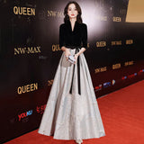 Evening Dress Women's 2025 New Temperament Party Walk Show Dress Party Banquet Year's President's Evening