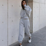 Hot Autumn And Winter Women's New Leisure Sweat Jacket Sports Suit