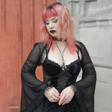 Dark 2023 Spring And Summer New Style Lace Lace Jacquard Suspender Slim Dress Woman-Outfit