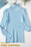 Turtleneck Women Sweaters Autumn Winter Tops Slim Pullover Knitted Sweater Soft Warm Pull Basic For Women Jumper