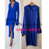 Long Knitted Cardigan Women Tops Female Fashion Slim Sweater Coat Solid Korean Autumn And Winter 2022 New Casual