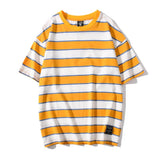 Brand Men T-Shirts Fashion 2020 New T Shirts Neutral Style Men's Street Casual Original Stripe T Shirt
