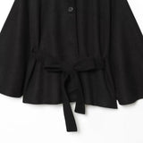 Women's Clothing 2025 New Fashion Temperament Waist Cape High-Neck