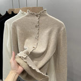 Gentle Wind Loose Soft Milk Powder Folded Chic Small White Shirt Women's Spring Casual