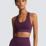 2 Piece Sport Gym Clothes Fitness Set Squat Proof Pant Seamless Leggings Sport Bra Sportwear Crop Top Active Workout
