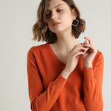 Sweater 2020 New V-neck Female Long-sleeved Knitted Pullover Jumper Pull Femme Clothes White Loose Thin Good