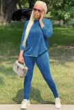 Casual Loose Shirt and Tight Pants