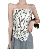 Women's Summer Thin Vest With A Bow Strap To The Bottom Of The Design Feel To Wear A