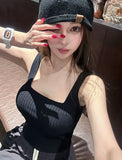New Hottie Collar Collar Collar Collar Collared Collared Collared Vest Female Thread Slim Thin Slings Outside The Trend Of Wearing