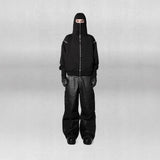 Brand Plus Velvet Double Hat Unique Design Hooded Jacket Autumn And Winter New Men's And Women's Loose Y2K
