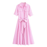 Homemade New Women's Classic Oceanic Dress