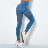 Sport Women Fitness Gym Push Up Leggings High Waist Seamless Pants Running Sport Jogging Sports Mesh Sexy