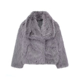 Women's Thick Lamb Fur Black Coat Women's Winter 2025 New