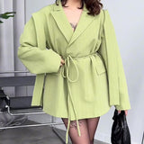 The Autumn Of 2025, The New Women's Pure-Color Collar Tie With A Small