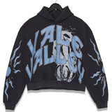 autumn and winter men street trend letter print sweatshirt retro high street loose couple pullover hooded sweatshirt-Outfit