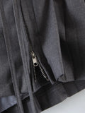 Women's Pleated Skirts High Waist Solid Color Pleated Folds Lace-up Mini Female Skirts 2024 Summer New Fashion 29L0704-Outfit