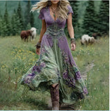 Pure-Want Wind To Close The Waist Irregular Hem Dress Women 2025 Spring New Temperament High-End Folding Skirt