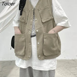 Women All-match Chic Harajuku Basic Leisure Unisex Teens Fashion 2021 Outwear Ladies Clothes Big Pockets Summer