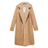 Coats Trench Fashion Long Autumn Winter Warm Tops Cardigan Plus Size Women Clothes 2019 Plush Windbreakers Blouson