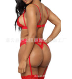2022 Lingerie Love Three-Piece Set Of Emotional Underwear Lace