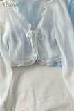 Women Thin Coat Casual Lace Bow Summer Sun Protection Clothes Female Cardigan Shirt Clothing Tops Blouse For Woman Covers