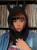 2023 Cute Women Girl Knitted Skullies Beanies Solid Color Winter Warm Loose Causal Cute Animals Ears Pattern Caps Hat-Outfit