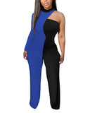 Spring And Summer New Women's Irregular Trousers Out-Shoulder Commuting