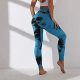 Up Leggings Women Tie-dye Legins Fitness High Waist Anti Cellulite Leggins Workout Sexy Jeggings 2020 New