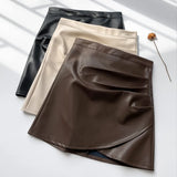 Autumn And Winter Elastic High Waist 100 Folds Skirt Women Short A-Word Bag Hip Wear Thick Hairs Of The Skirt