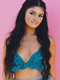 Style Sequins Show Hot Blouse DS Nightclub Stage Lotus Leaf Edge Suspender Navel Vest-Outfit
