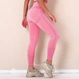 Waist Seamless Leggings Push Up Leggins Sport Women Fitness Running Sports Pants Energy Seamless Leggings Gym Girl