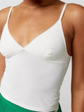 Women Crop Camisole Tops Solid Color V-Neck Summer Backless Spaghetti Strap Tank Sleeveless Mini Vest Streetwear 2024-Outfit