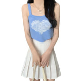 And Spicy Love Slim Slim Sling Vest Women Summer Irregular Short Hottie Short Blouse