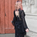 Dark 2023 Spring And Summer New Style Lace Lace Jacquard Suspender Slim Dress Woman-Outfit