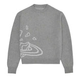 Street Y2k Coat Sports Street Hip-Hop Leisure Color Impact Style Knitted Couple Sweaters Wear Fashion-Outfit