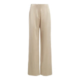 Casual Loose Women Full Length Pants High Waist Side Split Casual Long Wide Leg Pant For Female Fashion Clothes