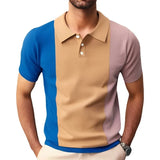 Men's Summer Collidered Men's Knits Short Sleeve Business Polo