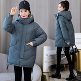 2021 Winter Women Coats Comfortable Fashion Basic Jacket And Coat Women Casual Long Parkas Hooded Winter Jacket