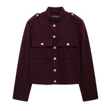 Homemade New Women's Fashion Classic Soft Short Jacket Jacket