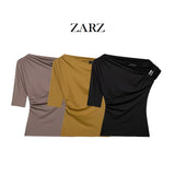 Homemade New Women's Dress Classic Asymmetrical Nylon Top