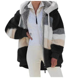 jacket 2021 long-sleeved new loose plush multicolor hooded jacket fall clothes for women jacket