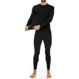 Clothes Long Johns Warm Men's Underwear Suit Spring And Autumn Solid Color Tight Bottomed Underwear-Outfit