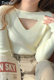 Women Sweater Pullover Turtleneck Autumn New 2023 Long Sleeve Slim Elastic Korean Simple Basic Jumper Solid Color