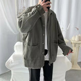 And Autumn Ins Loose Jackets For Boys In A Variety Of Trends Korean Functional Jackets Port Style Clothes Trend-Outfit