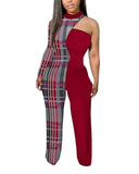Spring And Summer New Women's Irregular Trousers Out-Shoulder Commuting